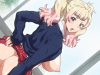 エッチしたことない童貞男子にエロいマンコを見せつけて誘惑してくるヤリマンビッチJKの筆おろしSEX Pornhub 無料エロアニメ動画