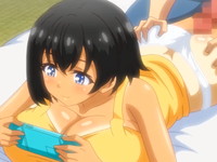 ゲーム中なのにパンツを捲ってチンポを挿入してくる幼馴染みのお兄ちゃんとの夏休みライフを堪能しまくっちゃう爆乳美少女のイチャラブSEX SpankBang 無料エロアニメ動画